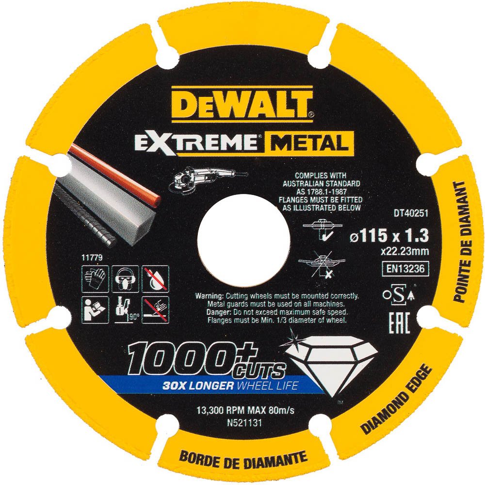 Disco Diamantato Extreme Metal 1000+ tagli-DEWALT
